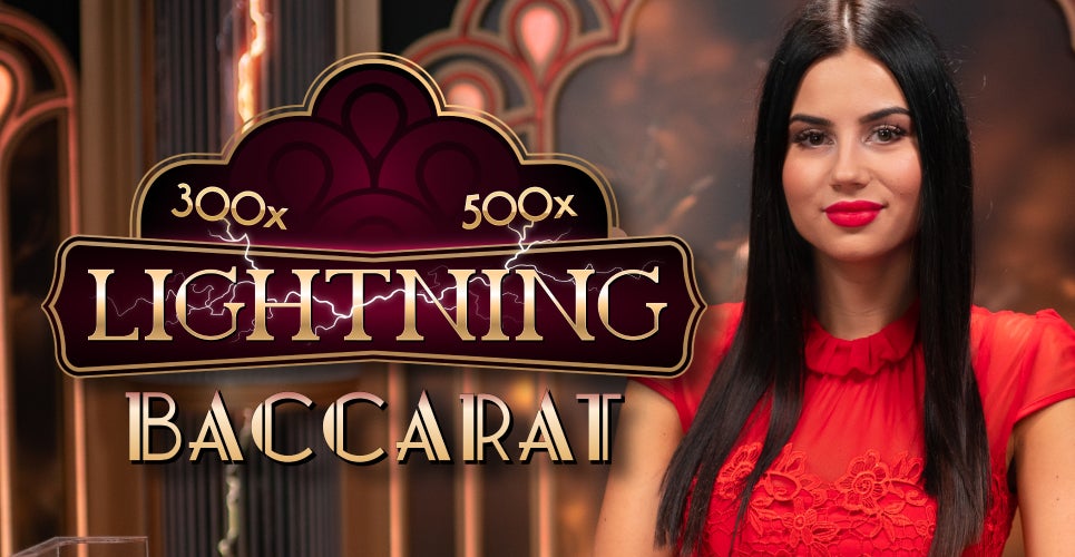 Enjoy Lightning Baccarat by Evolution – logo hosted on hitnspin-deutschland.de
